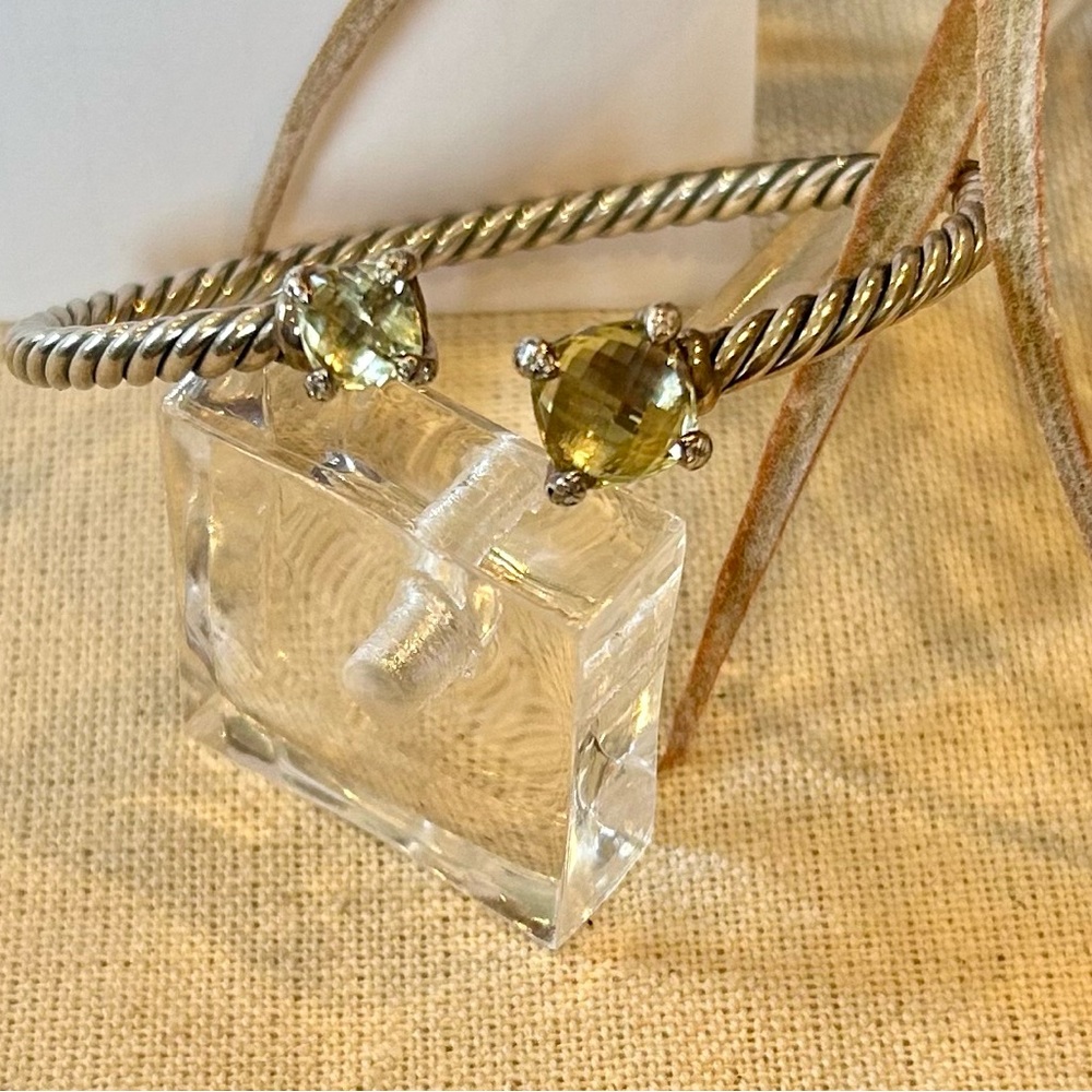 No longer made… Discontinued Chataline Bypass Diamond & Lemon Citrine bracelet